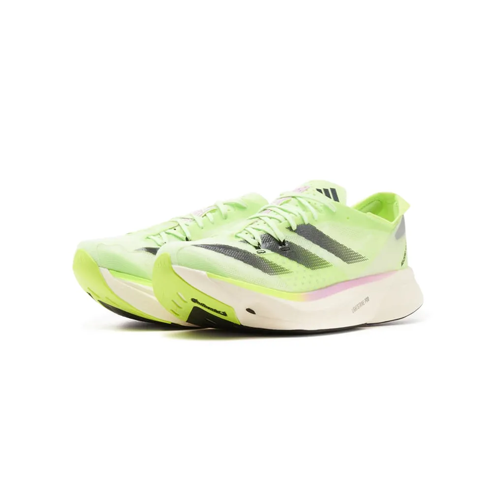 Adizero Adios Pro 3 (Neon Green/Black/Pink)