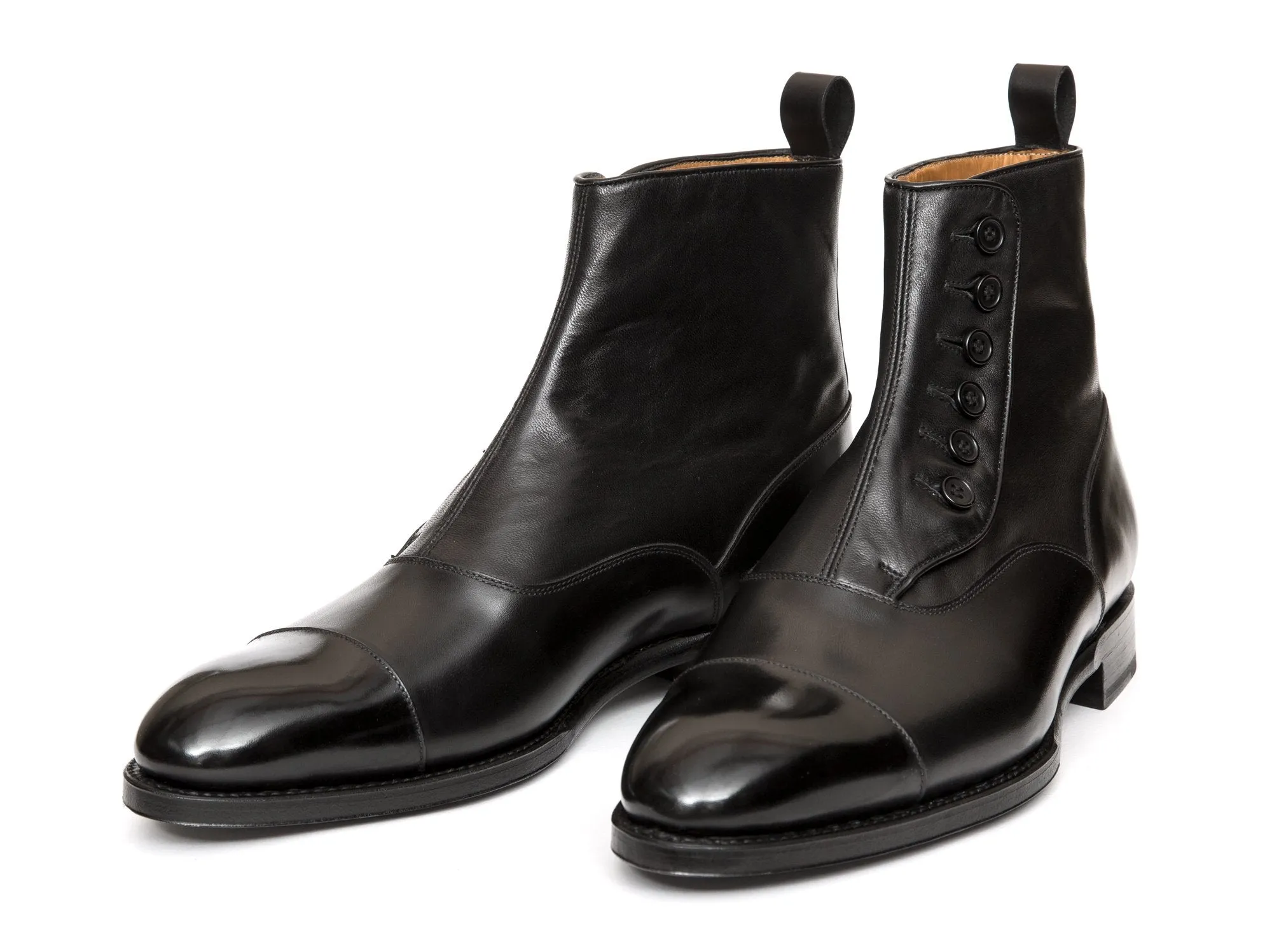 Bellevue - MTO - Black Calf / Soft Black Leather - NGT Last - Single Leather Sole