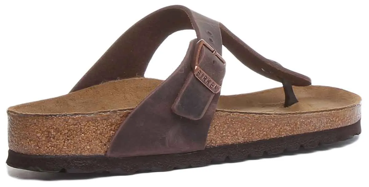 Birkenstock Gizeh In Brown | Regular Fit