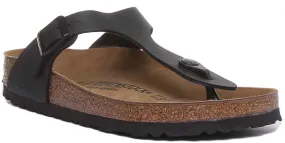 Birkenstock Gizeh Unisex In Black | Regular Fit