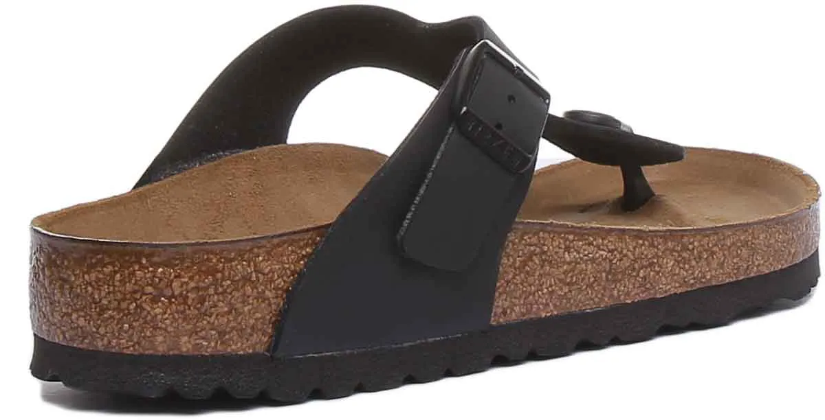 Birkenstock Gizeh Unisex In Black | Regular Fit