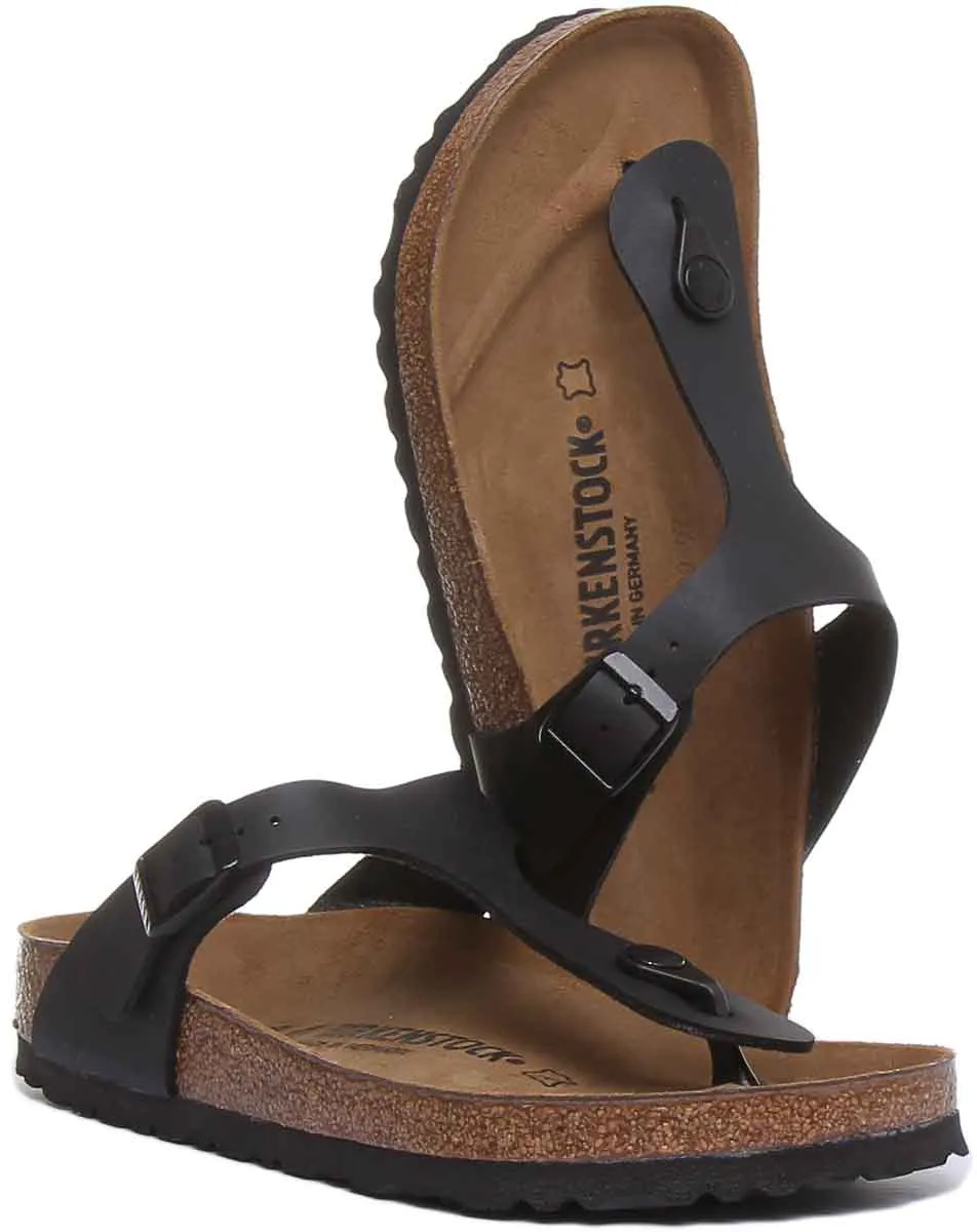 Birkenstock Gizeh Unisex In Black | Regular Fit