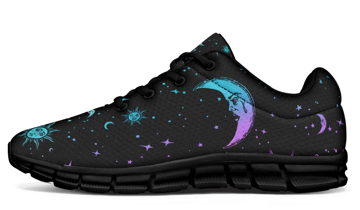 Celestial Pastel Athletic Sneakers - Light Breathable and Comfortable Sports Shoes with Anti-Slip Soles