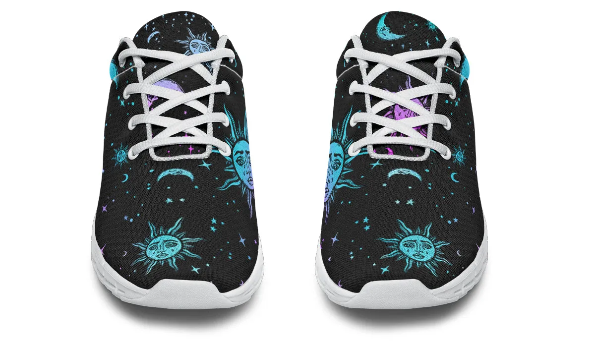 Celestial Pastel Athletic Sneakers - Light Breathable and Comfortable Sports Shoes with Anti-Slip Soles