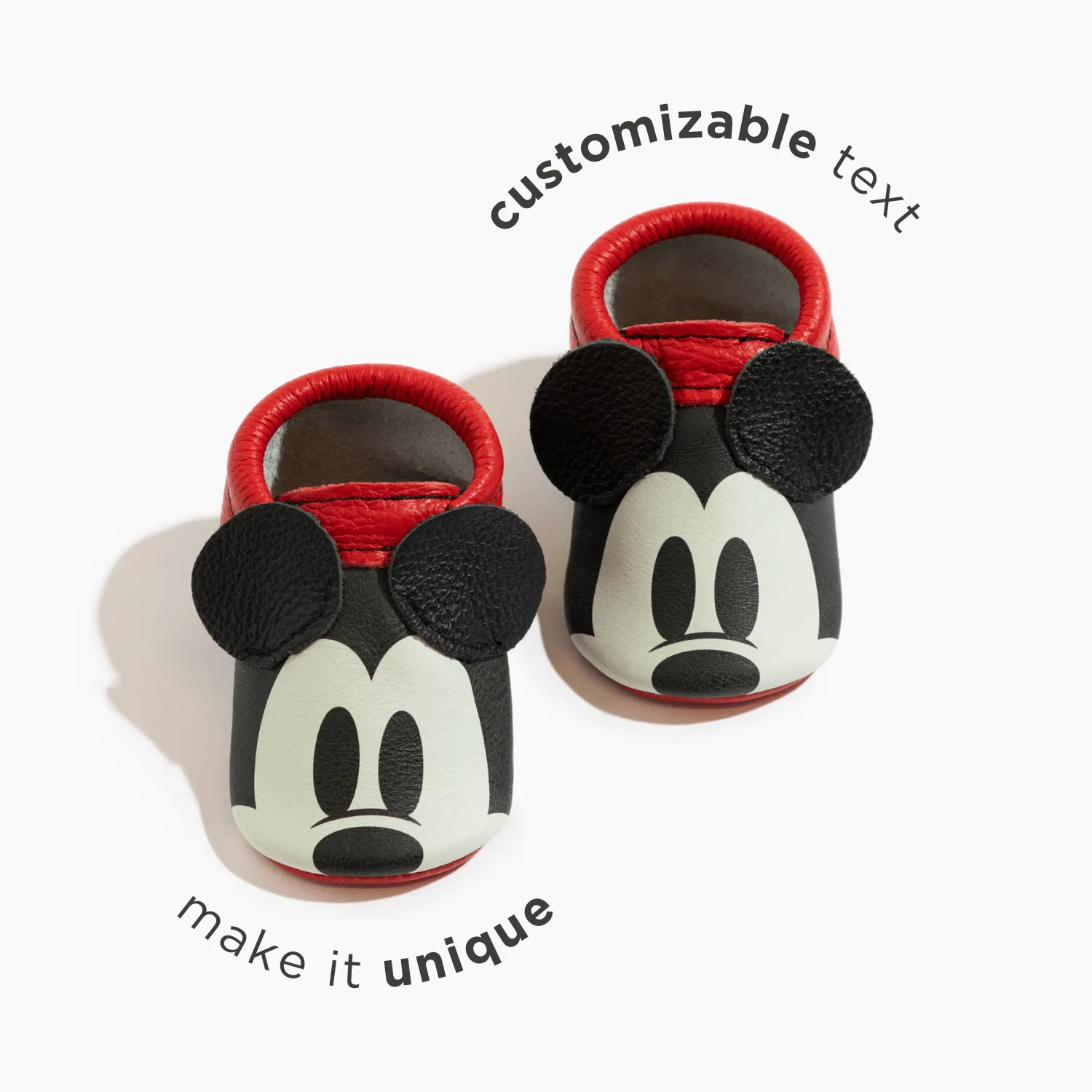 Custom Mickey Ears Baby Shoe