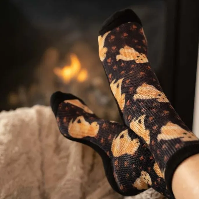 Golden Puppy Non-Binding Diabetic Socks