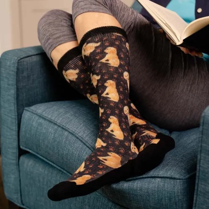 Golden Puppy Non-Binding Diabetic Socks