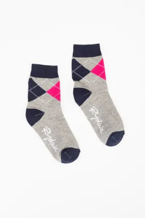 Junior Argyle Ankle Socks