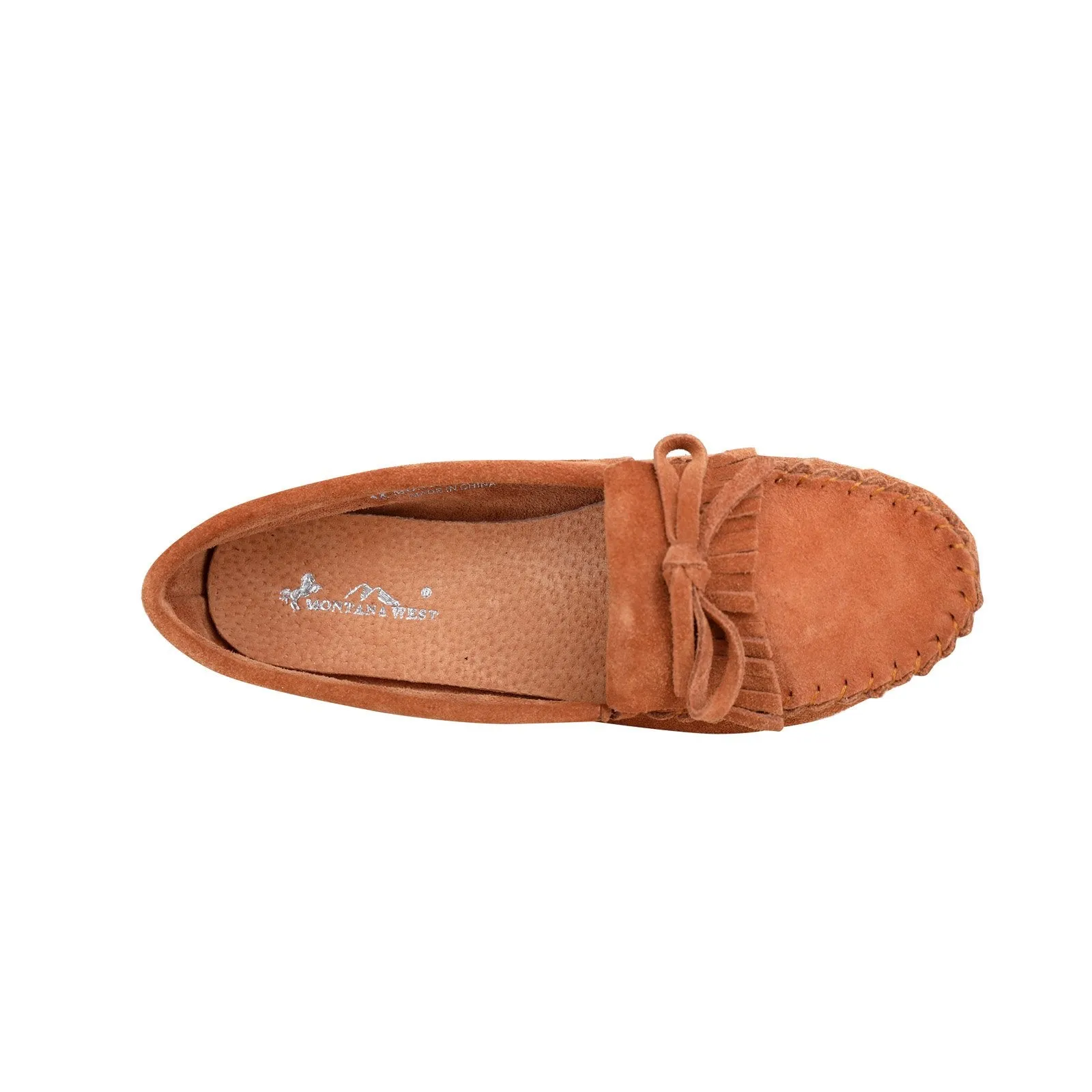 Leather Suede Moccasin Slipper