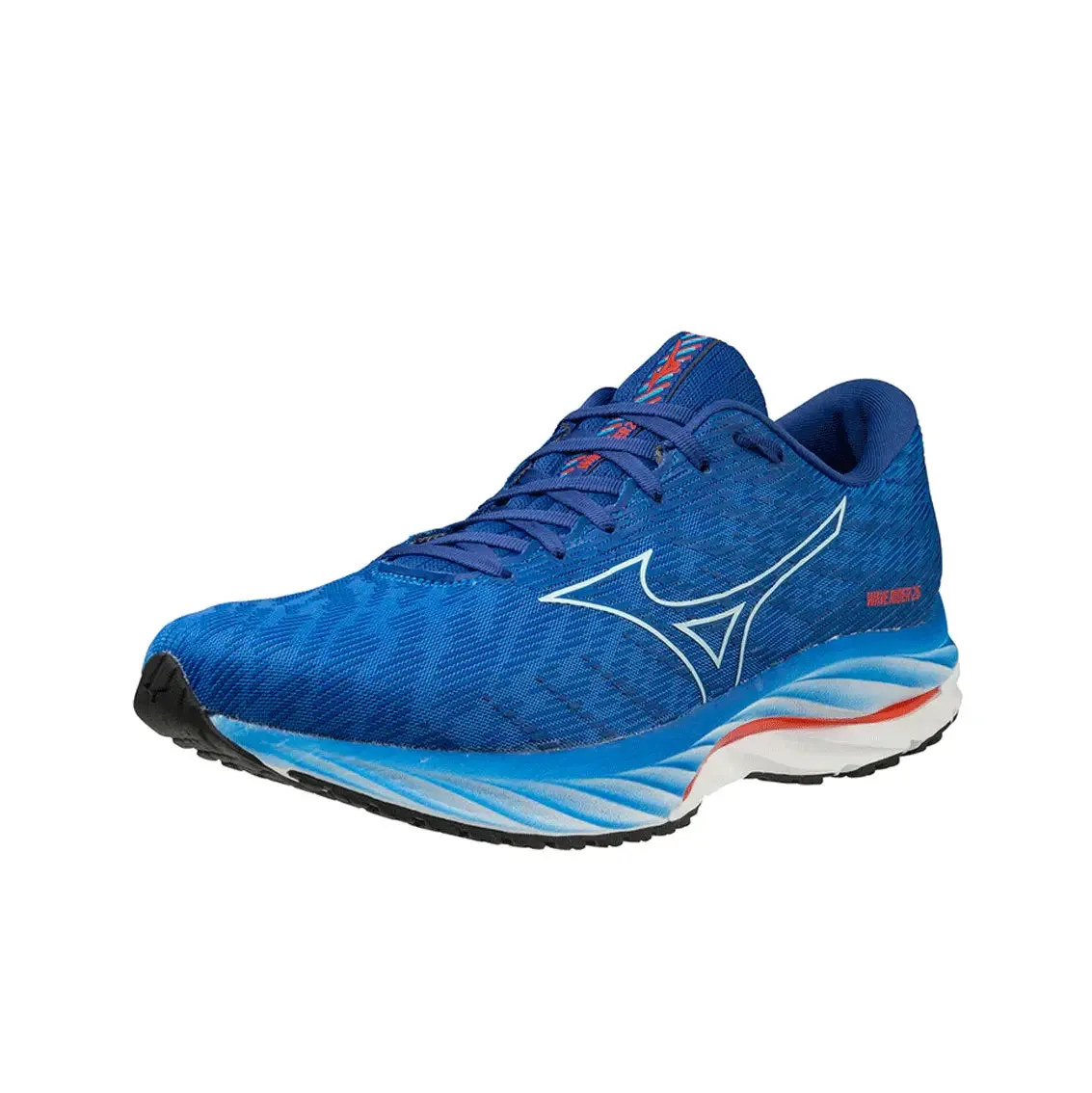 Mens Mizuno Wave Rider 26 - Super Sonic / Ice Water / Cherry Tomato