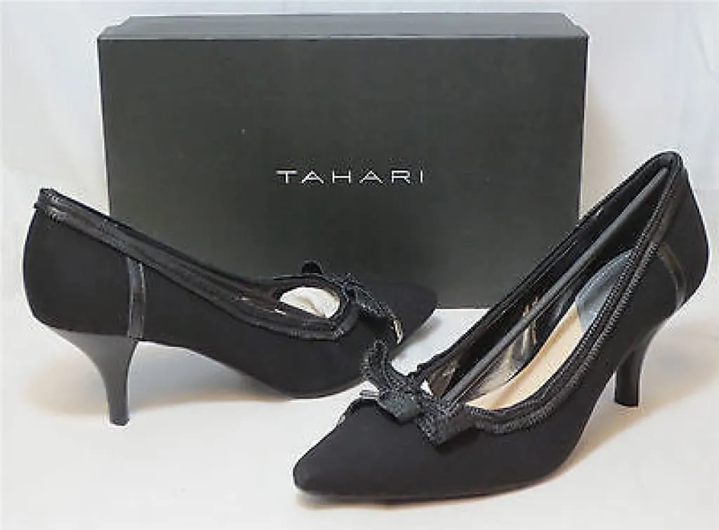 TAHARI Women's Bess Pump - Black - Sz 7.5,8,8.5 - NIB - MSRP $98