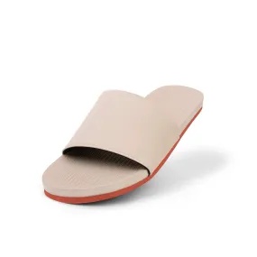 Women's Slide Sneaker Sole - Sea Salt/Orange Sole